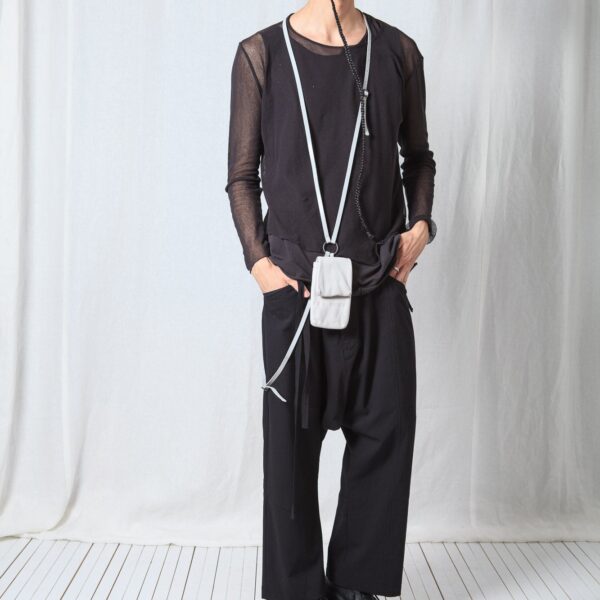 Colpax Double-Strap Leather Mobile Bag – Compact Crossbody Pouch